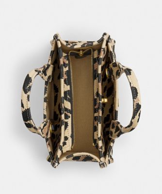 coach カーゴ トート バッグ 20・カモ プリント COACH｜カーゴ トート バッグ 20・レオパード プリント